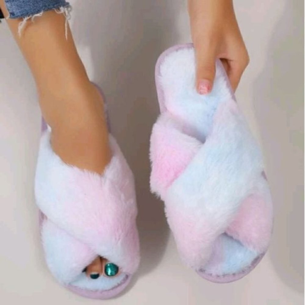 Pastel Cozy Slippers